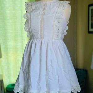 White Eyelet Dress